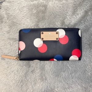 kate spade zip wallet